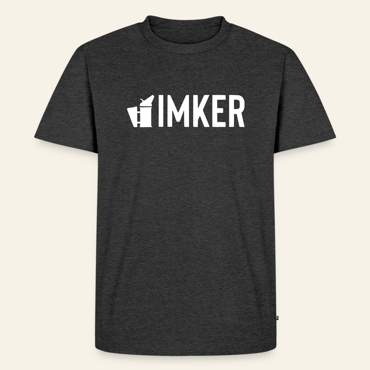 IMKER Smoker Prime T-Shirt in Anthrazit – Vorderseite