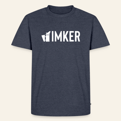 IMKER Smoker Prime T-Shirt in Jeansblau – Vorderseite