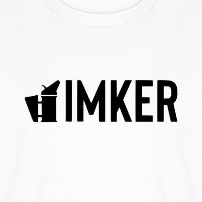 IMKER Smoker Prime T-Shirt in Weiß – Druck im Detail