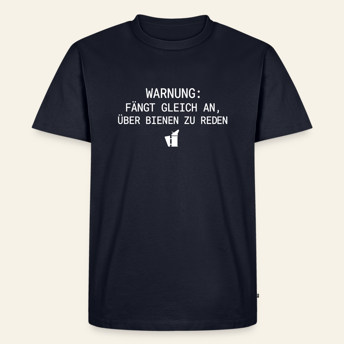IMKER Smoker Redemodus T-Shirt in Dunkelblau – Vorderseite