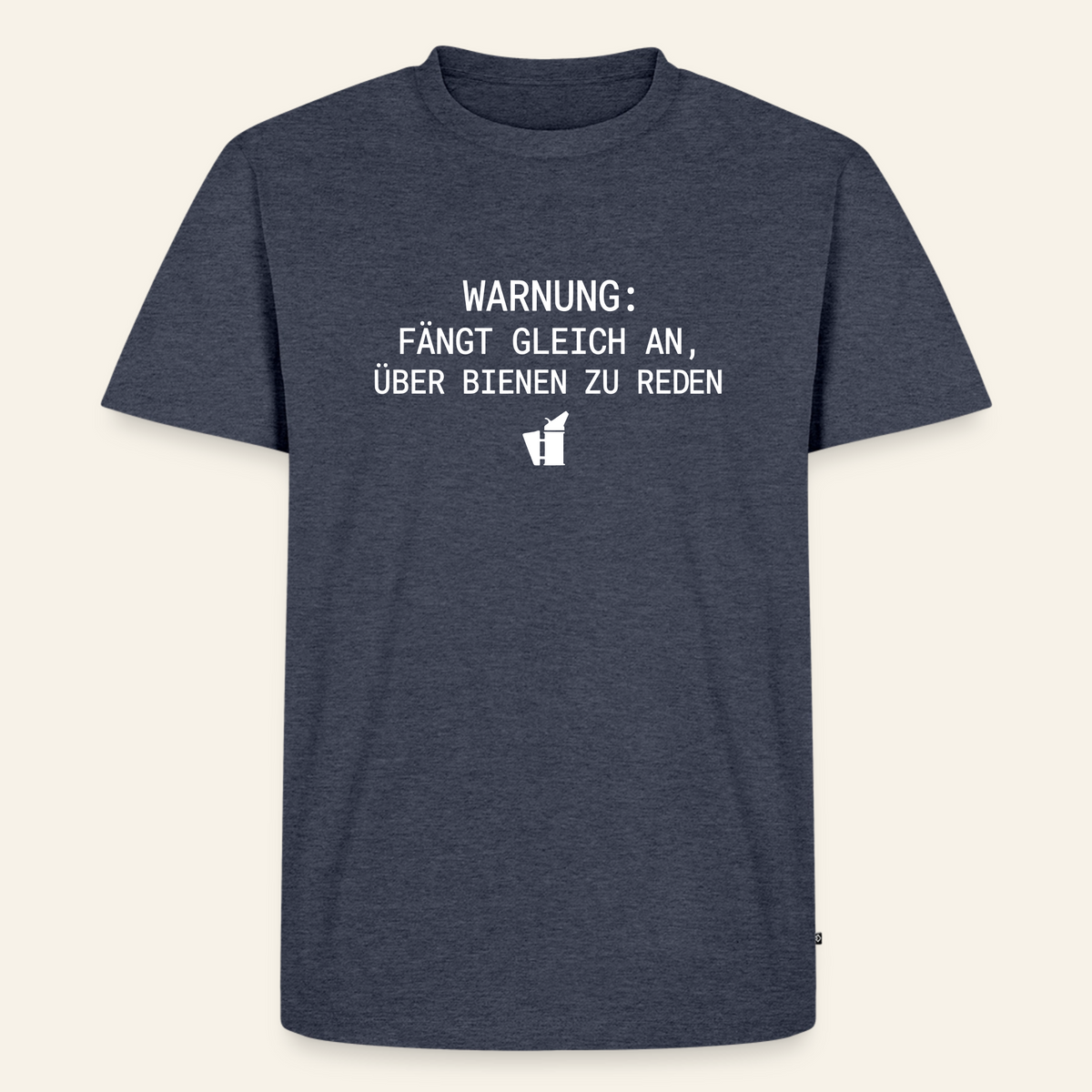 IMKER Smoker Redemodus T-Shirt in Jeansblau – Vorderseite