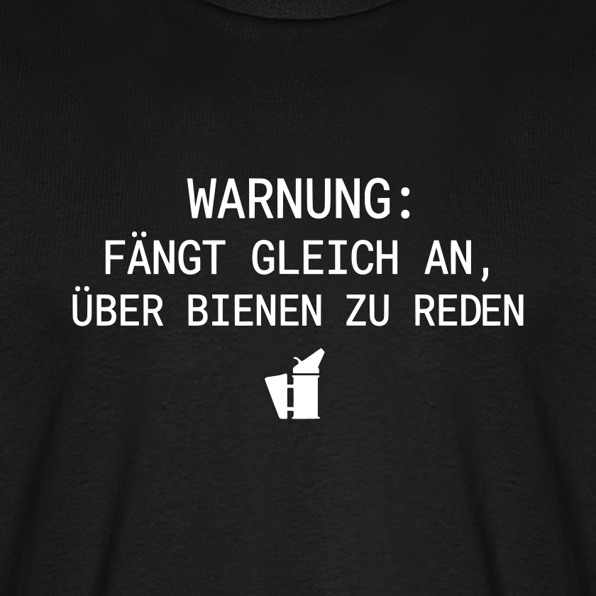 IMKER Smoker Redemodus T-Shirt in Schwarz – Druck im Detail