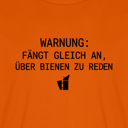 IMKER Smoker Redemodus T-Shirt in Orange – Druck im Detail