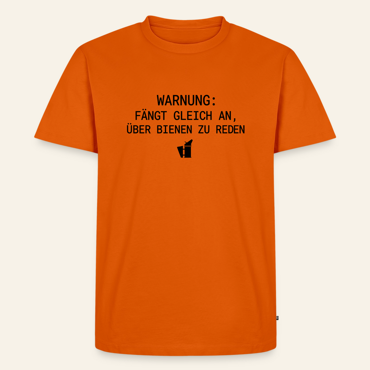 IMKER Smoker Redemodus T-Shirt in Orange – Vorderseite