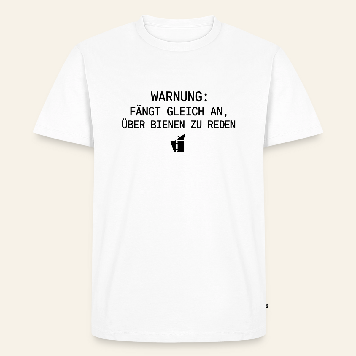 IMKER Smoker Redemodus T-Shirt in Weiß – Vorderseite