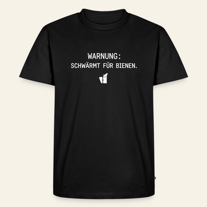 IMKER Smoker Schwärmmodus T-Shirt in Schwarz – Vorderseite