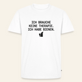 IMKER Smoker Therapie T-Shirt in Weiß – Vorderseite