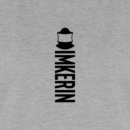 IMKERIN Code Alpha T-Shirt in Grau – Druck im Detail