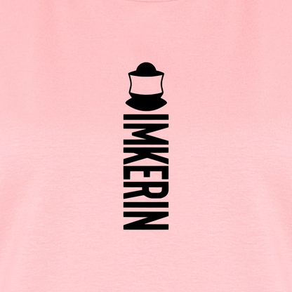 IMKERIN Code Alpha T-Shirt in Rosé – Druck im Detail