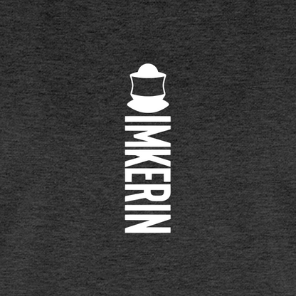 IMKERIN Code Alpha T-Shirt in Anthrazit – Druck im Detail