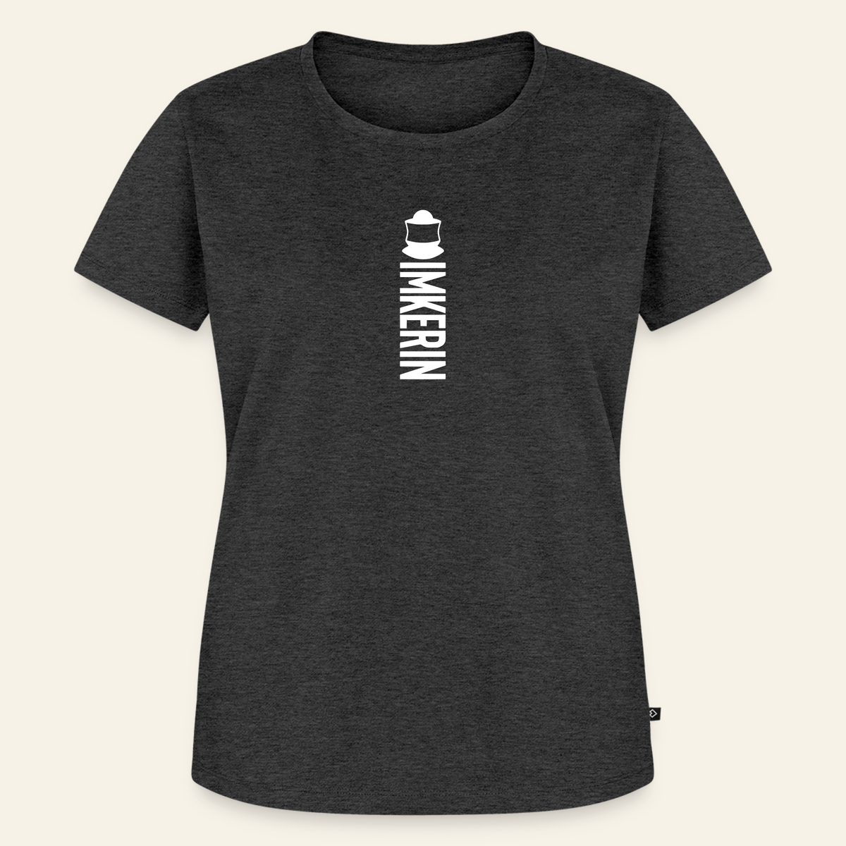 IMKERIN Code Alpha T-Shirt in Anthrazit – Vorderseite
