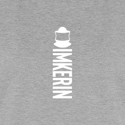 IMKERIN Code Alpha T-Shirt in Grau – Druck im Detail