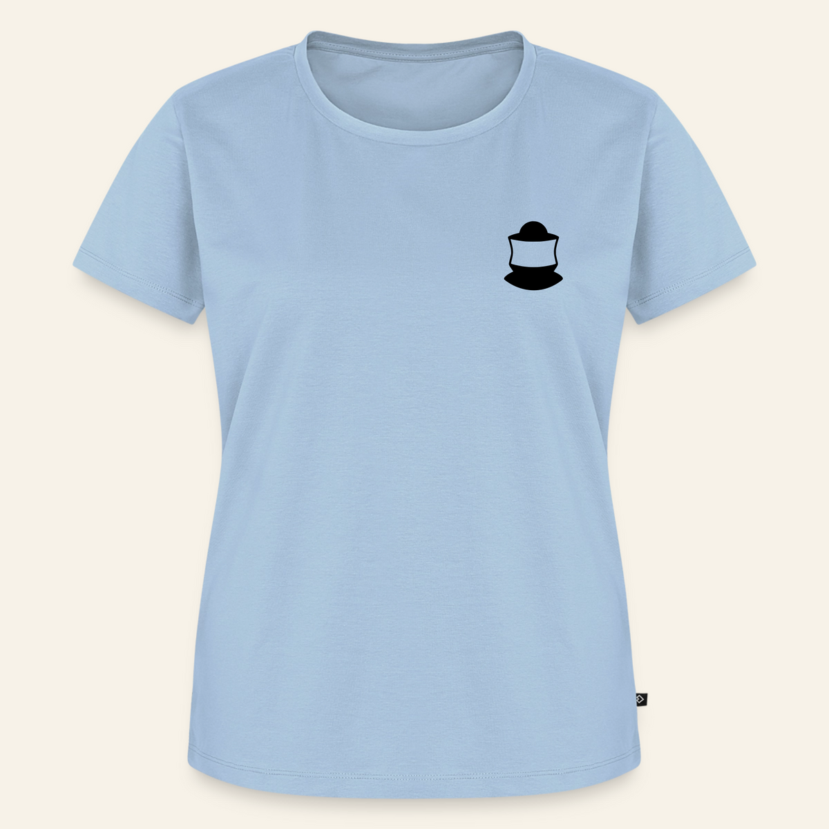 IMKERIN Code Bravo T-Shirt in Hellblau – Vorderseite