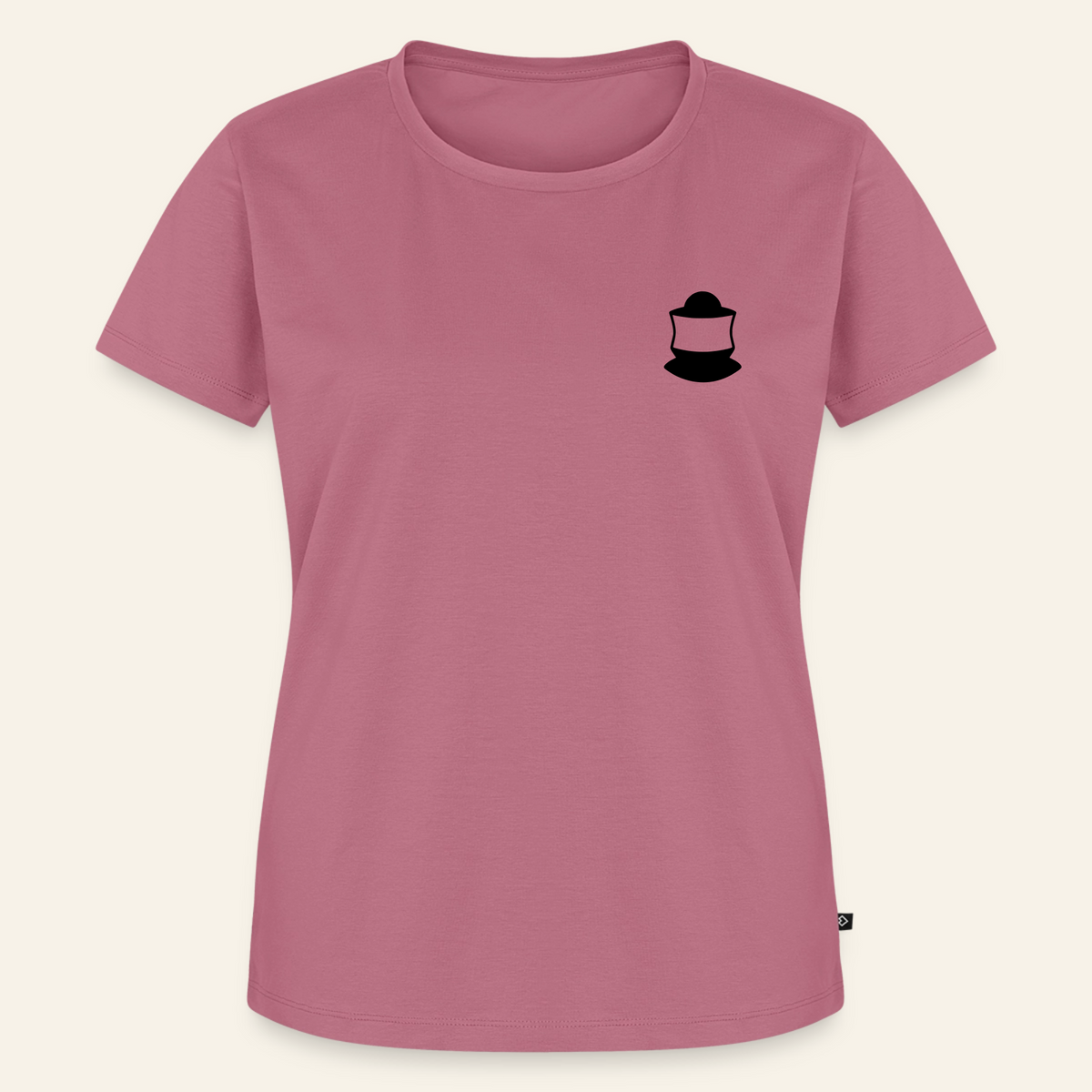 IMKERIN Code Bravo T-Shirt in Mauve – Vorderseite