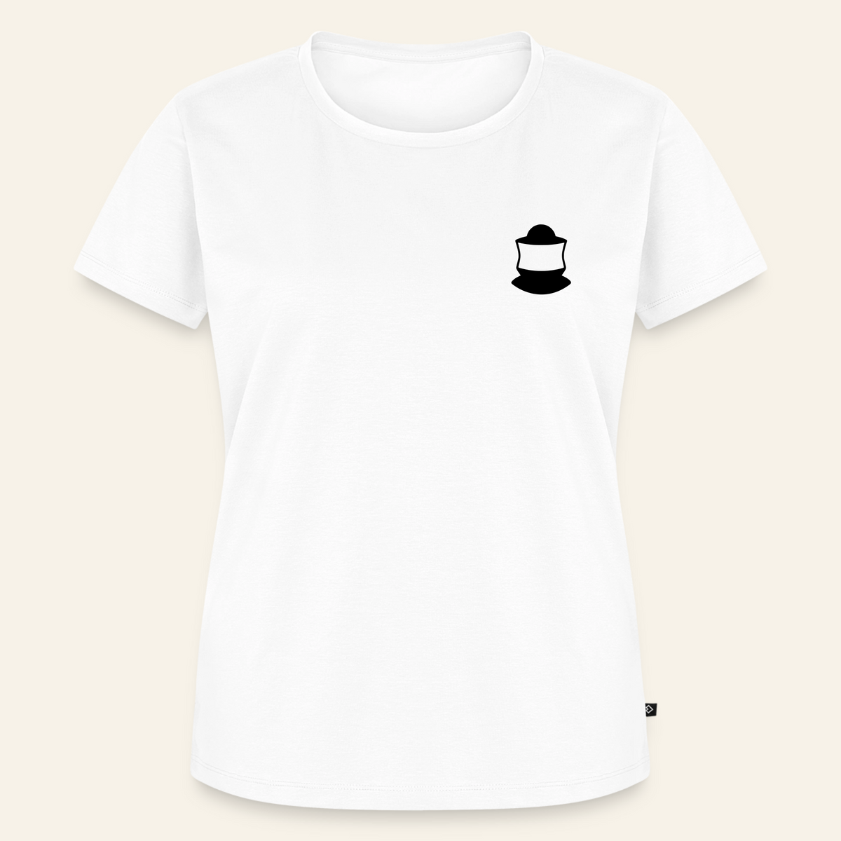 IMKERIN Code Bravo T-Shirt in Weiß – Vorderseite