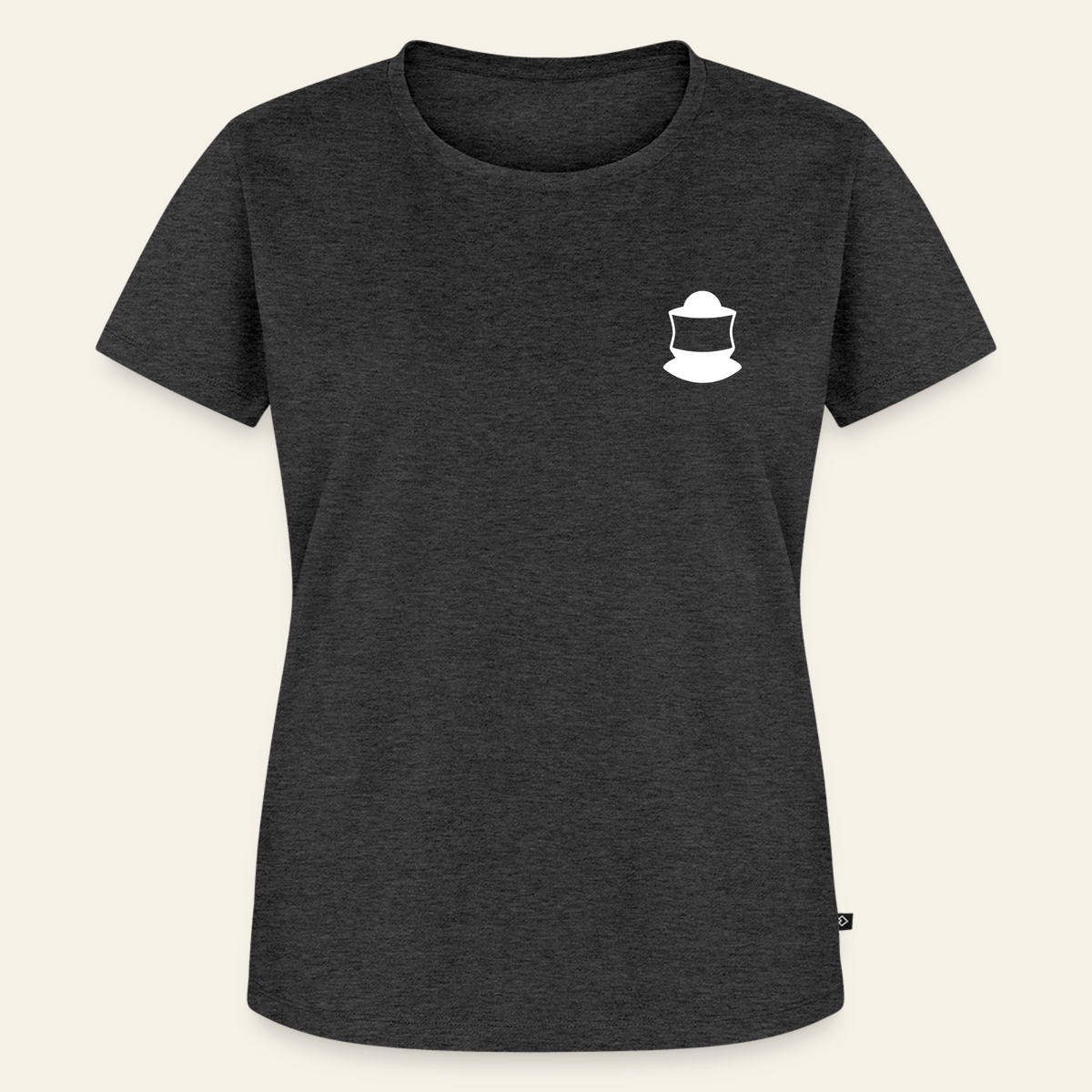 IMKERIN Code Bravo T-Shirt in Anthrazit – Vorderseite