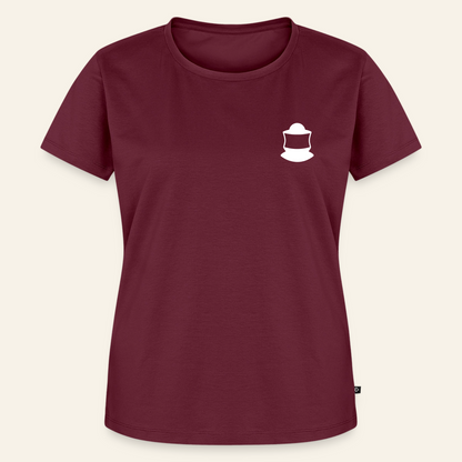 IMKERIN Code Bravo T-Shirt in Bordeaux – Vorderseite