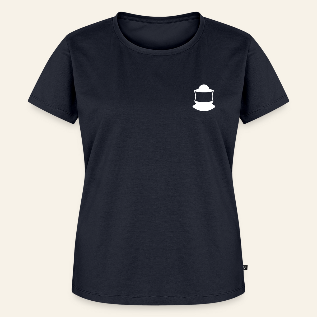 IMKERIN Code Bravo T-Shirt in Dunkelblau – Vorderseite