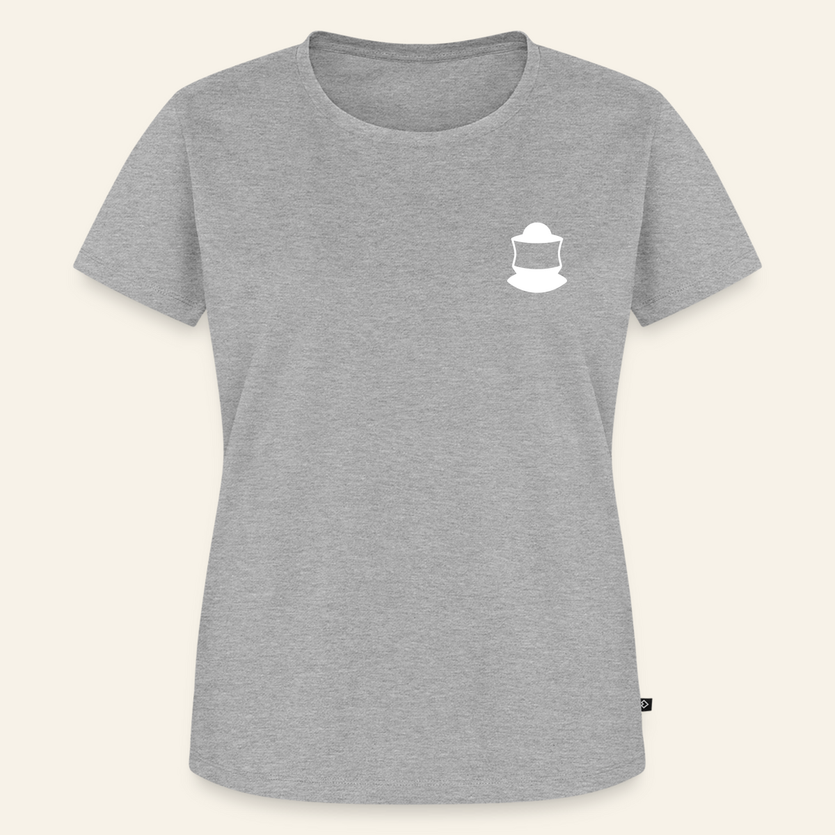 IMKERIN Code Bravo T-Shirt in Grau – Vorderseite