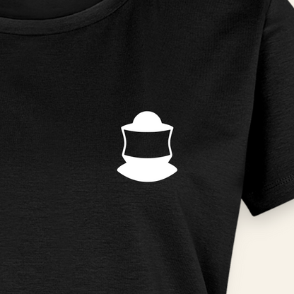 IMKERIN Code Bravo T-Shirt in Schwarz – Druck im Detail