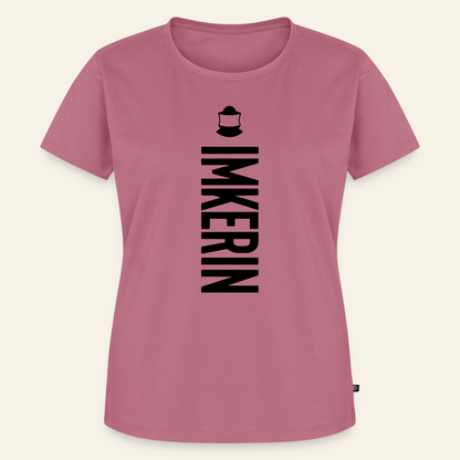 IMKERIN Code Charlie T-Shirt in Mauve – Vorderseite