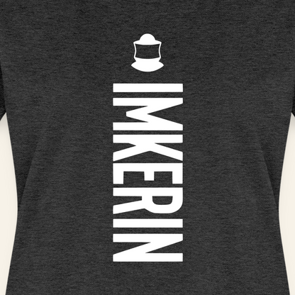 IMKERIN Code Charlie T-Shirt in Anthrazit – Druck im Detail