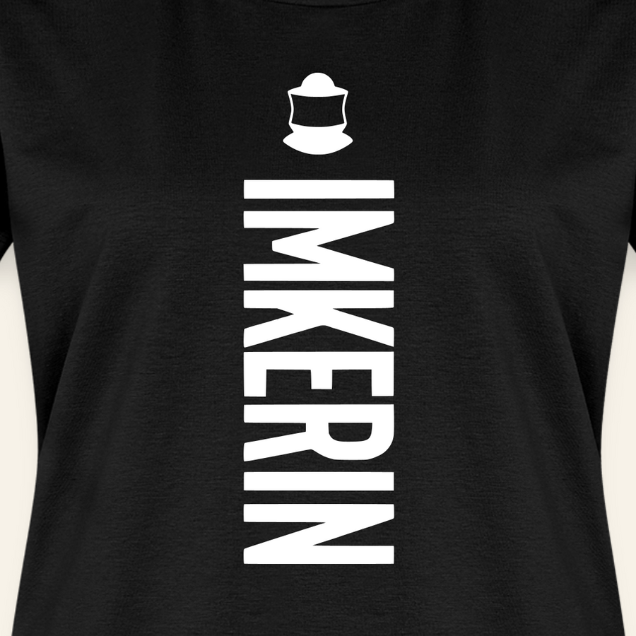 IMKERIN Code Charlie T-Shirt in Schwarz – Druck im Detail