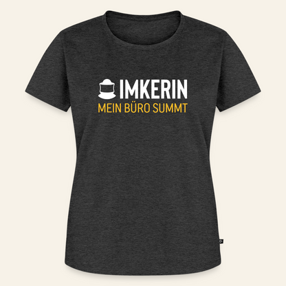 IMKERIN Code Büro T-Shirt in Anthrazit – Vorderseite