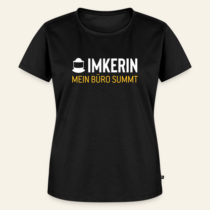 IMKERIN Code Büro T-Shirt in Schwarz – Vorderseite
