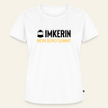 IMKERIN Code Büro T-Shirt in Weiß – Vorderseite