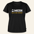 IMKERIN Code Königin T-Shirt in Schwarz – Vorderseite
