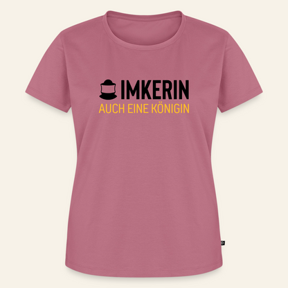 IMKERIN Code Königin T-Shirt in Mauve – Vorderseite