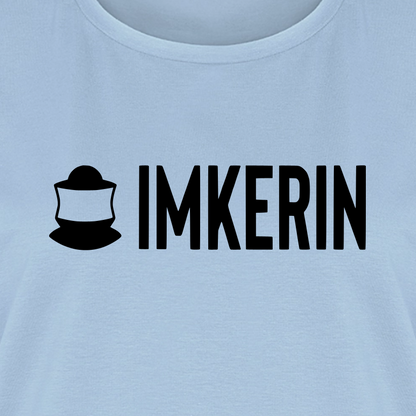 IMKERIN Code Prime T-Shirt in Hellblau – Druck im Detail