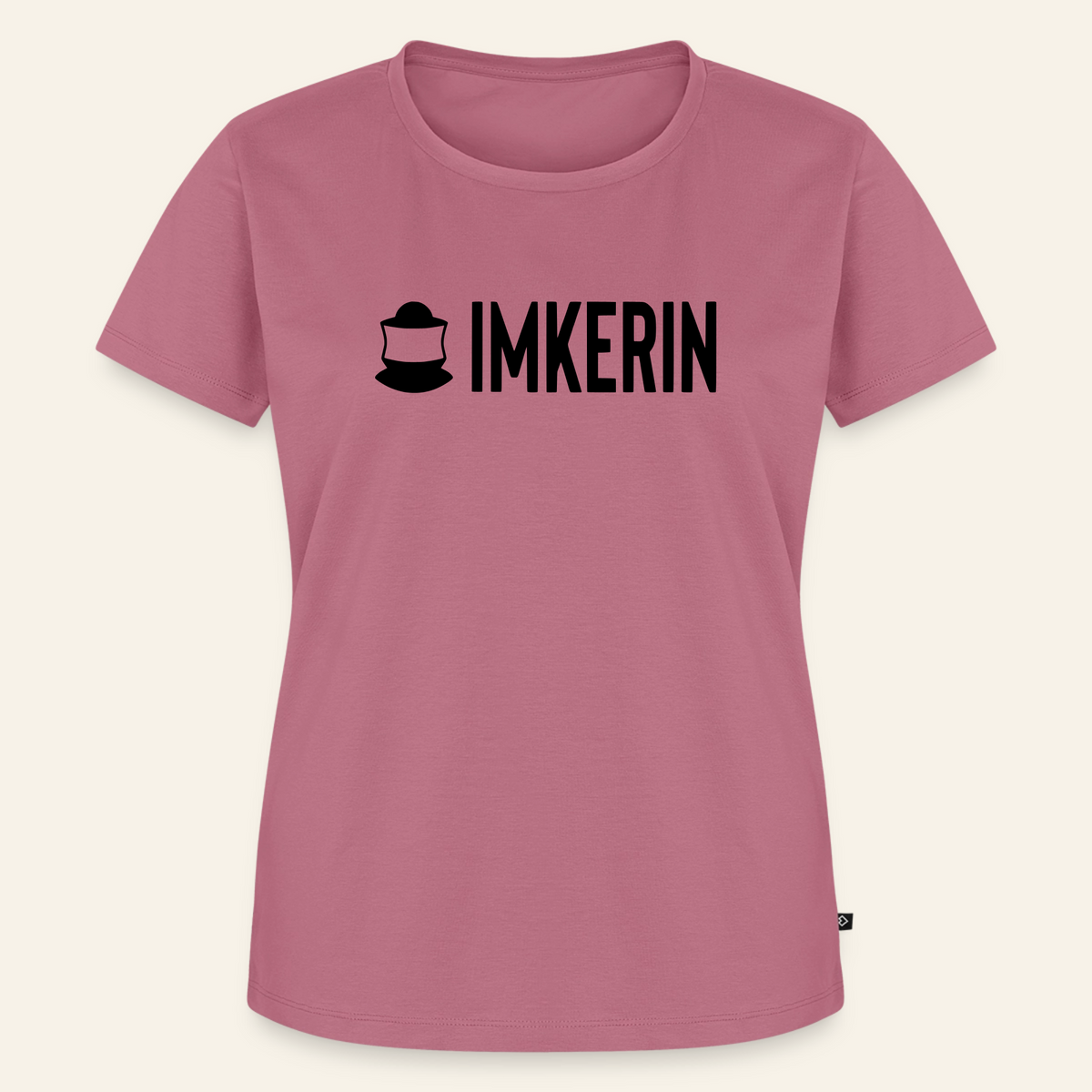 IMKERIN Code Prime T-Shirt in Mauve – Vorderseite