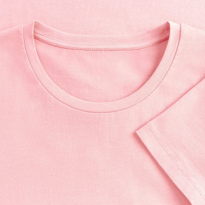 IMKERIN Code Prime T-Shirt in Rosé – Stoff im Detail