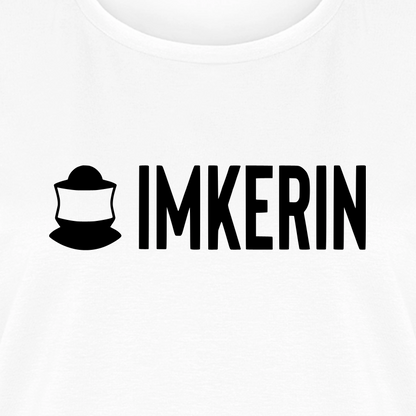 IMKERIN Code Prime T-Shirt in Weiß – Druck im Detail