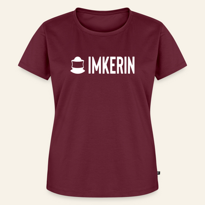 IMKERIN Code Prime T-Shirt in Bordeaux – Vorderseite