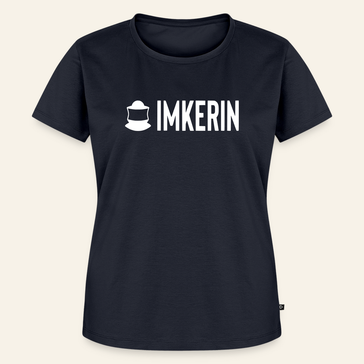 IMKERIN Code Prime T-Shirt in Dunkelblau – Vorderseite