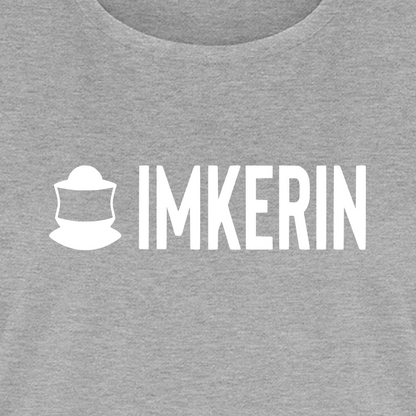 IMKERIN Code Prime T-Shirt in Grau – Druck im Detail