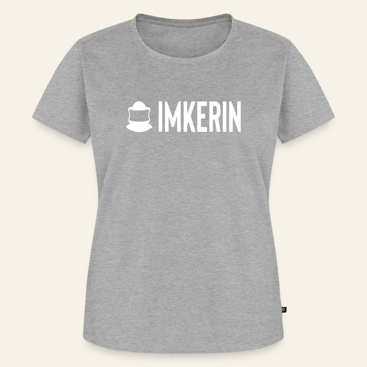 IMKERIN Code Prime T-Shirt in Grau – Vorderseite