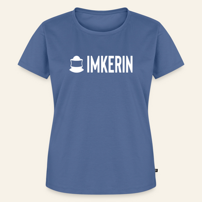 IMKERIN Code Prime T-Shirt in Steinblau – Vorderseite