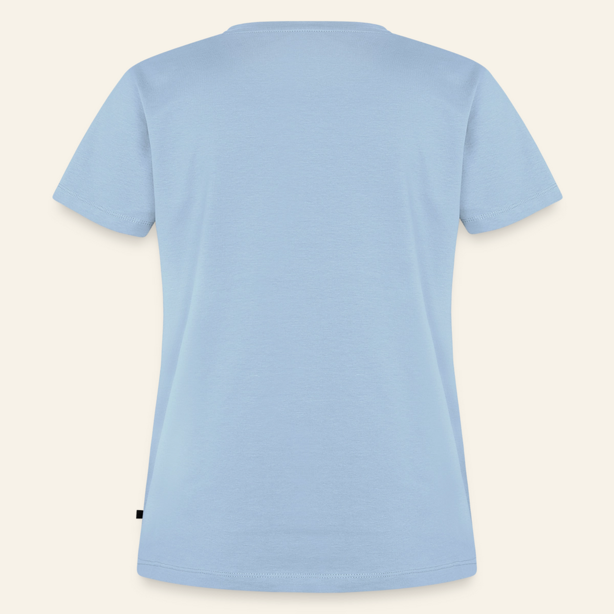 IMKERIN Dot Büro T-Shirt in Hellblau – Rückseite ohne Druck