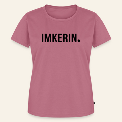 IMKERIN Dot Stark T-Shirt in Mauve – Vorderseite