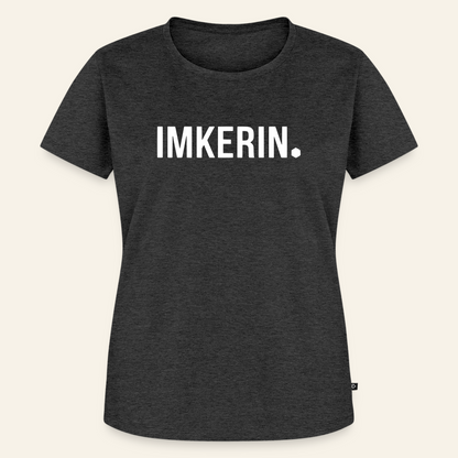 IMKERIN Dot Stark T-Shirt in Anthrazit – Vorderseite