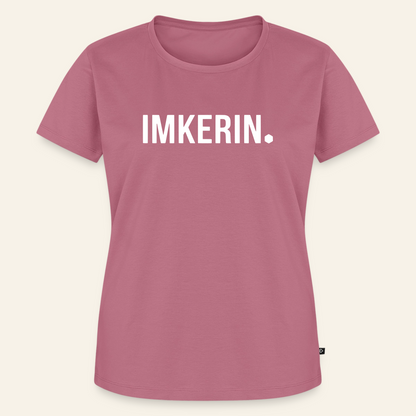 IMKERIN Dot Stark T-Shirt in Mauve – Vorderseite