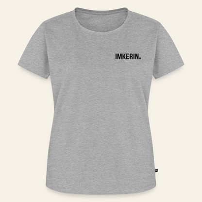 IMKERIN Dot Fein T-Shirt in Grau – Vorderseite