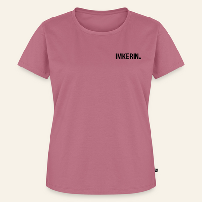 IMKERIN Dot Fein T-Shirt in Mauve – Vorderseite