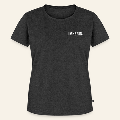 IMKERIN Dot Fein T-Shirt in Anthrazit – Vorderseite