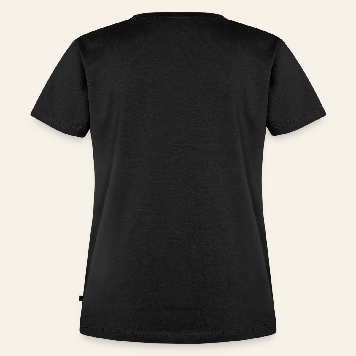 IMKERIN Dot Fein T-Shirt in Schwarz – Rückseite ohne Druck