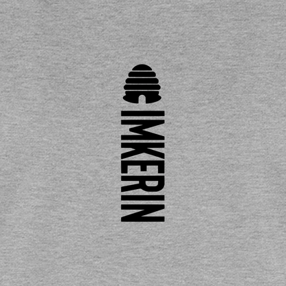 IMKERIN Hive Alpha T-Shirt in Grau – Druck im Detail